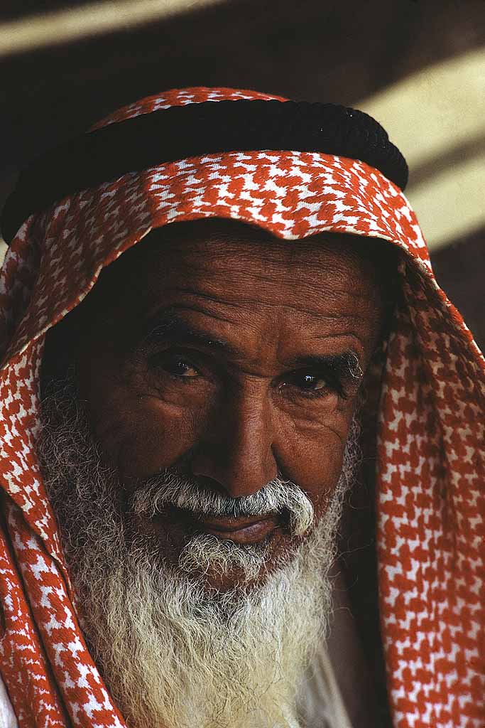 Tor Eigeland - Elderly Bedouin of the Al-Murrah tribe. Kind and helpful by nature . W8257